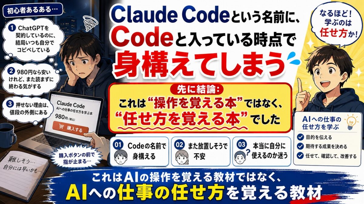 Claude Codeの教科書 初心者