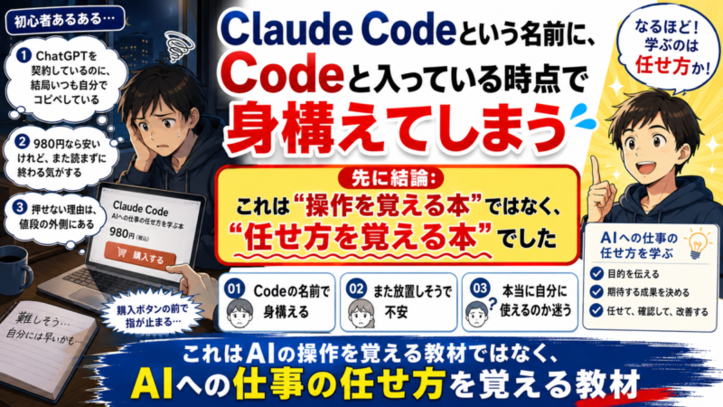 Claude Codeの教科書 初心者