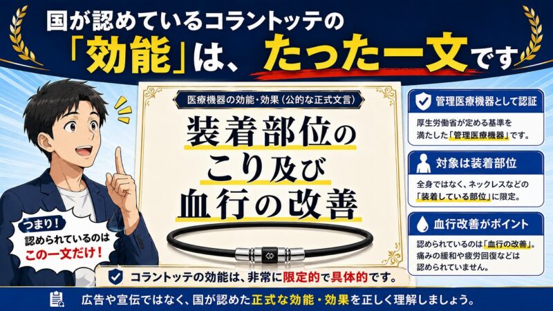 コラントッテ 効果なし
