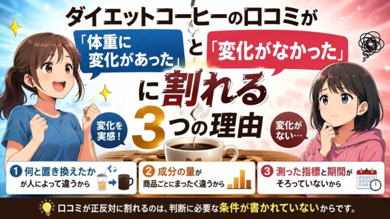 痩せコーヒー口コミ