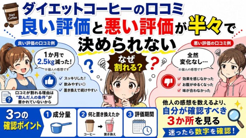 痩せコーヒー口コミ