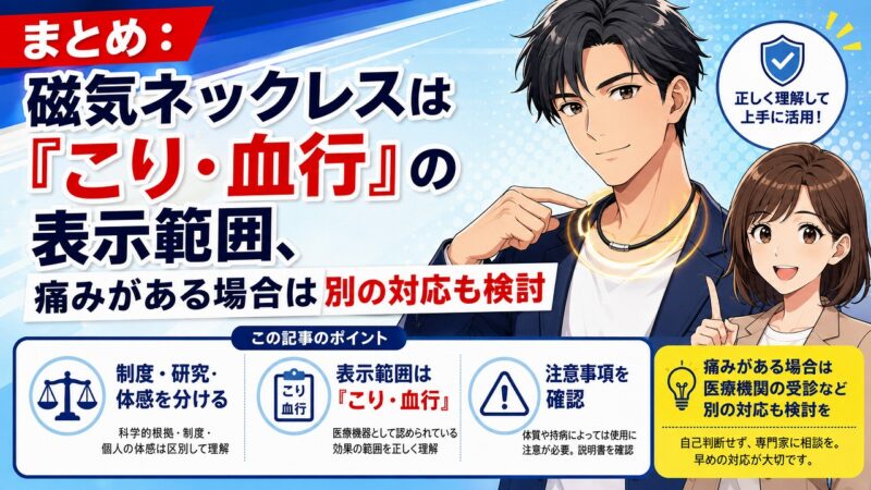 磁気ネックレス 効果なし