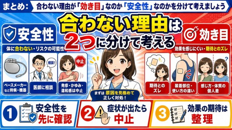 磁気ネックレス 合わない人