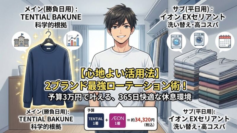 リカバリーウェア イオン TENTIAL 違い