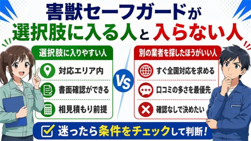 害獣セーフガード 口コミ
