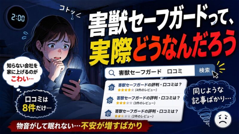 害獣セーフガード 口コミ