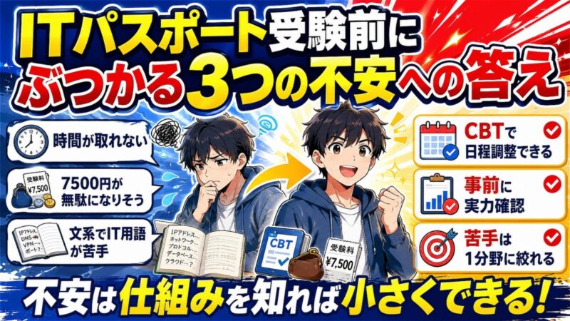 ITパスポート 難易度