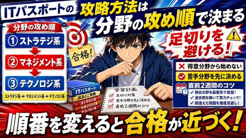 ITパスポート 難易度