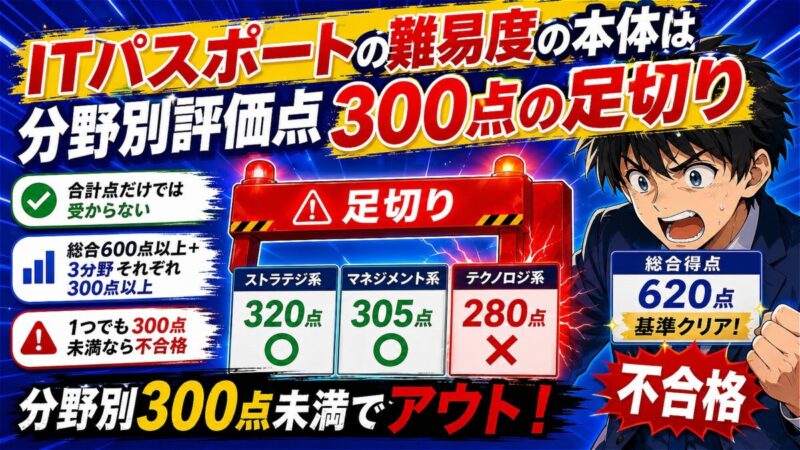 ITパスポート 難易度